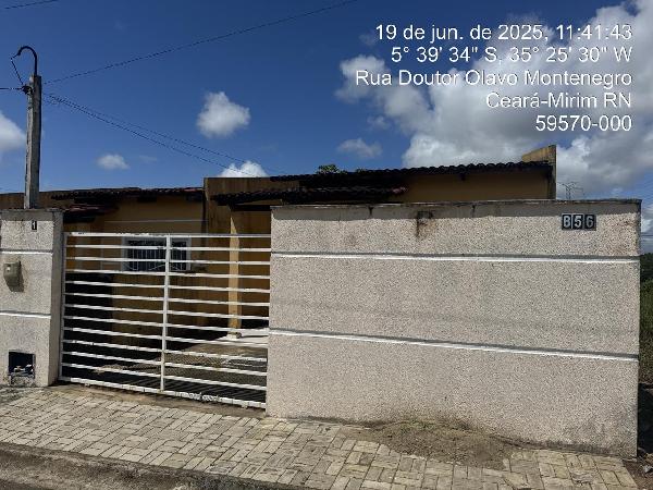 Casa em Ceará-Mirim, Massaranduba, Rua AntÔNio Fernandes Pimenta, N. 856, Cs 01 Qd 53, RN. Área: 58.41m2