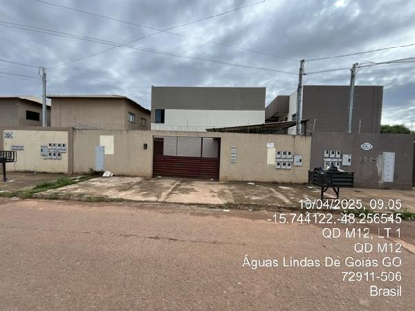 Apartamento em Águas Lindas de Goiás, Jardim Perola Da Barragem Ii, Quadra Quadra 48, N. Sn, Apto 103, Apto 103, Lt 17 Qd 48 Terreo, GO. Área: 57.93m2