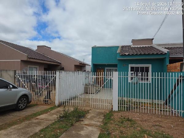 Casa em Ponta Grossa, Cara-cara, Rua Eliseu Da Silva, N. 603, Residencia 03, PR. Área: 45.14m2