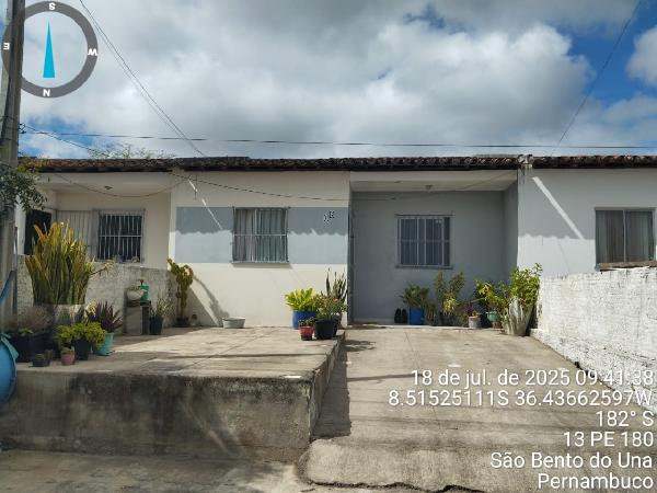 Casa em São Bento do Una, Boa Morada, Rua Projetada, N. 04, Cs 04, Lot 02, Qd B, PE. Área: 61.38m2