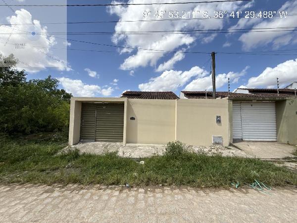 Casa em Arapiraca, Senador Nilo Coelho, Rua Em Projeto A, N. 628, Qd A Lt 02, AL. Área: 70.88m2