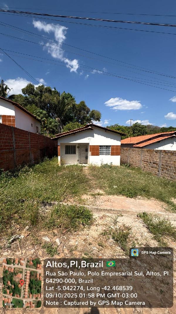 Casa em Altos, Boca De Barro, Rua São Paulo, N. 161,, PI. Área: 57m2