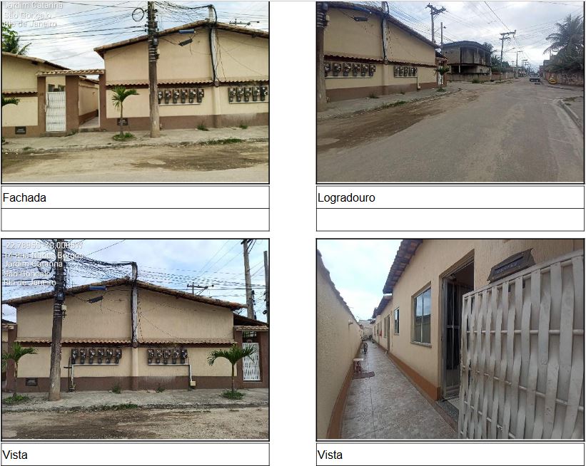 Casa em São Gonçalo, Jardim Catarina, Rua Aldea De Matos, N. 642, Cs 01, Qd 238, Lt 19, RJ. Área: 26.19m2