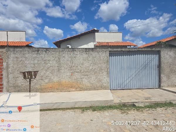 Casa em Altos, Bairro Sao Sebastiao, Rua Ix, N. 720, Quadra H, PI. Área: 52.63m2