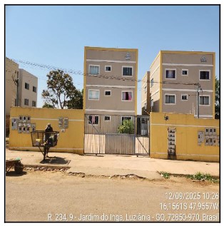 Apartamento em Luziânia, Parque Estrela Dalva Ix, Rua 227, N. Sn, Apto 102, Lt 16, Qd 128, GO. Área: 54.37m2
