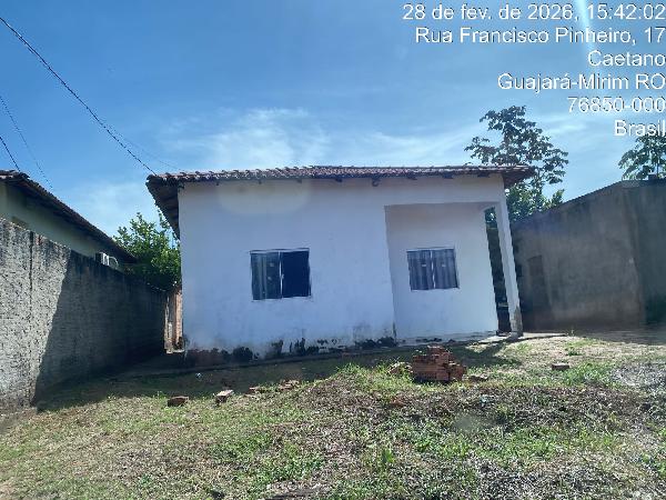 Casa em Guajará-Mirim, Setor Iv, Travessa Francisco Pinheiro, N. 0, Lt 28, Qd 94, St Iv, RO. Área: 70.3m2