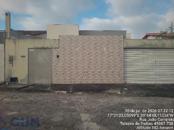 Casa em Teixeira de Freitas, Colina Verde, Rua Jose Carrareto, N. 23, Qd 03 Lt 04, BA. Área: 73.31m2