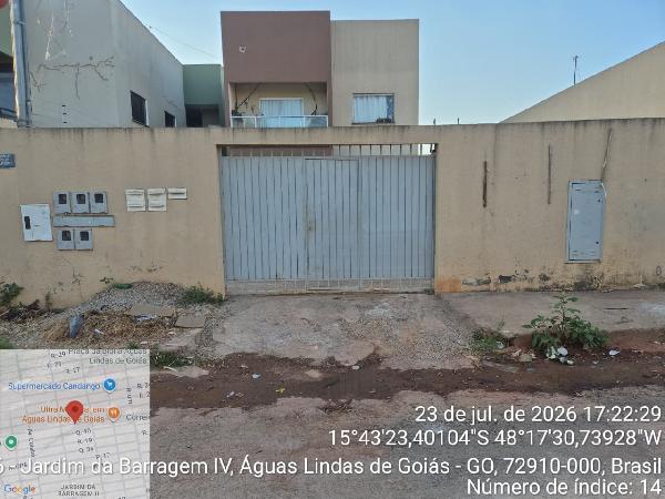 Apartamento em Águas Lindas de Goiás, Jardim Da Barragem Iv, Quadra 42, N. Sn, Apto 202, Lt 14 Pavimento Superior, GO. Área: 53.72m2