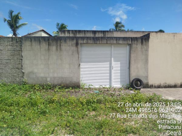 Casa em Paracuru, Maleitas, Rua D, N. Sn, Qd 08 Lt 26, CE. Área: 77m2