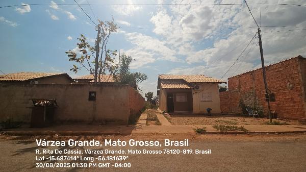 Casa em Várzea Grande, Sao Matheus, Rua  12, N. Sn, Qd 24 Lt 13, MT. Área: 57.58m2