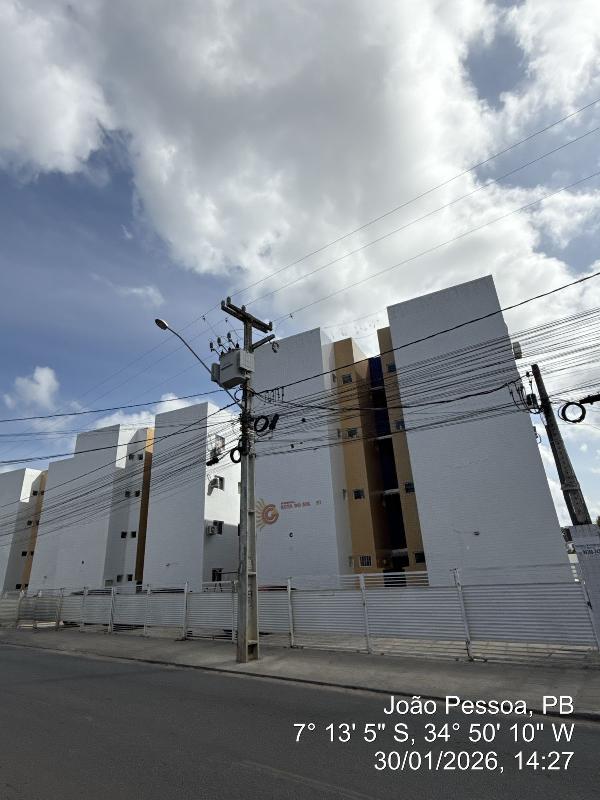 Apartamento em João Pessoa, Mucumagro, Rua Professor Vicente De Paula Nobrega, N. 51, Apto 407, 3º Andar, Bl B, PB. Área: 46.79m2