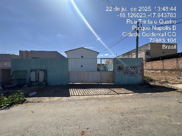 Apartamento em Cidade Ocidental, Parque Napolis B, Quadra 80, N. Sn, Apto 102, Lt 31, GO. Área: 50.69m2