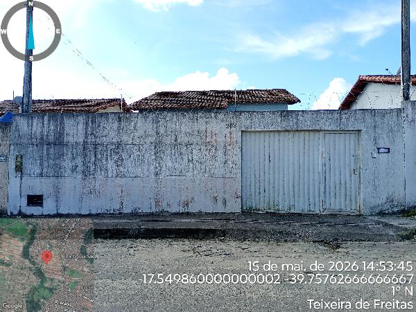 Casa em Teixeira de Freitas, Tancredo Neves, Rua Projetada 209, N. 202,  Terreno 03, BA. Área: 63.7m2