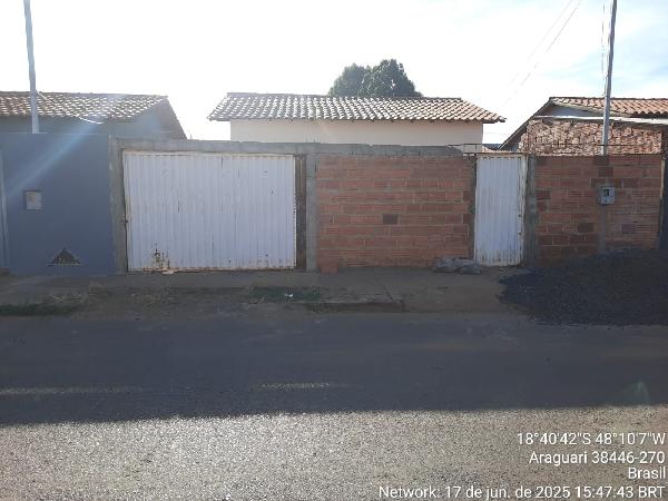 Casa em Araguari, Novo Horizonte, Rua Elvira Cascao, N. 231, Lt 21 Qd 16, MG. Área: 52.07m2