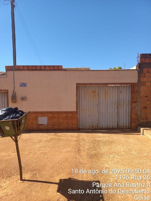 Casa em Santo Antônio do Descoberto, Jardim Ana Beatriz Ii, Quadra 70, N. Sn, Lt 02a, GO. Área: 69.9m2