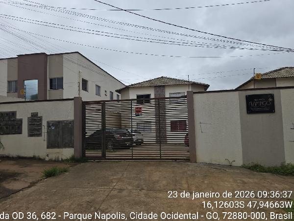 Apartamento em Cidade Ocidental, Parque Napolis B, Quadra 79, N. Sn, Apto 203, Lt 03, Rua 33, Rua 34, Vg 203, GO. Área: 47.98m2