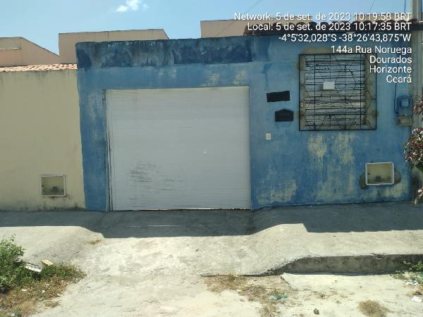 Casa em Horizonte, Dourado, Rua Dinamarca, N. 188b, CE. Área: 60.7m2