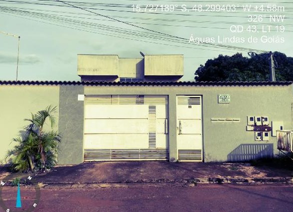 Apartamento em Águas Lindas de Goiás, Jardim Da Barragem Vi, Quadra 43, N. Sn, Apto 202, Lt 20 Rua 01, GO. Área: 75.21m2