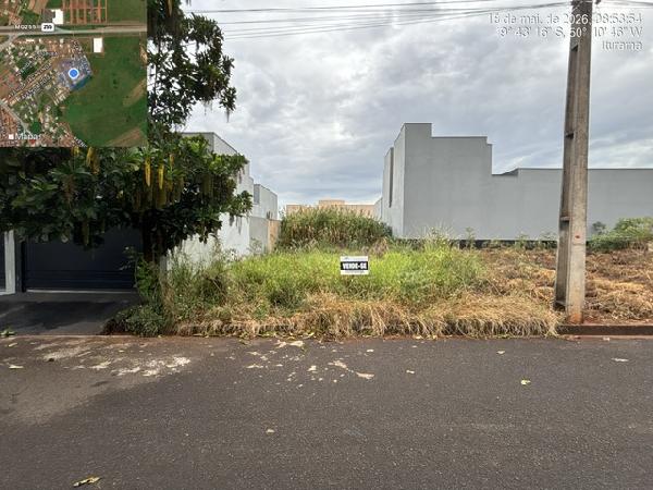Terreno em Iturama, Bairro Floresta, Av. Paineira, N. Sn, Lt 01 Qd 04, MG. Área: 240m2