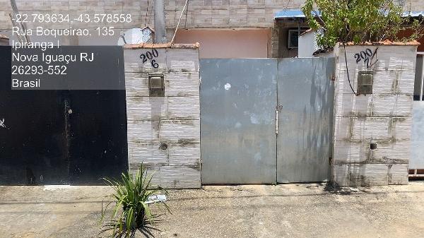 Casa em Nova Iguaçu, Cabuçu, Rua Quatro, N. 200, Lt 15, Qd J, Cs 06, RJ. Área: 32.78m2