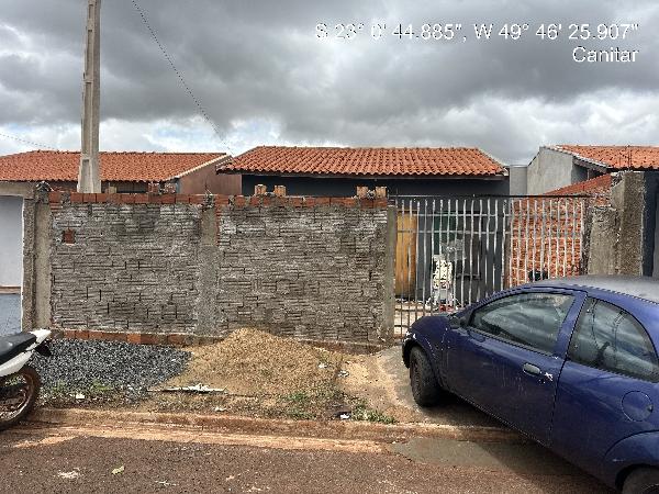 Casa em Canitar, Jim Ville, Rua Das Margaridas, N. 62, Lt 23 Qd E, SP. Área: 55.15m2