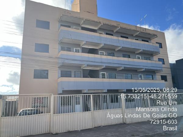 Apartamento em Águas Lindas de Goiás, Mansoes Olinda, Quadra A-01, N. Sn, Apto 402, Lt 14 2ª Avenida, GO. Área: 55.26m2