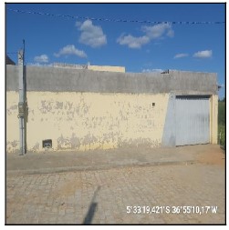 Casa em Assu, Lagoa Do Ferreiro, Rua Raimundo Nicacio Barboza, N. 14,, RN. Área: 11.4m2