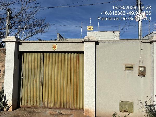 Casa em Palmeiras de Goiás, Setor Martinho, Rua D 7, N. Sn, Lt 20-A Qd 151, GO. Área: 69.97m2