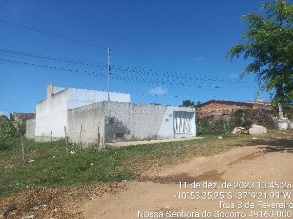 Casa em Nossa Senhora do Socorro, Lote Jd Rosa De Maio, Rua 03 De Fevereiro, N. 279, Lote 20 Da Quadra 25, Complexo Jardim, SE. Área: 69.15m2