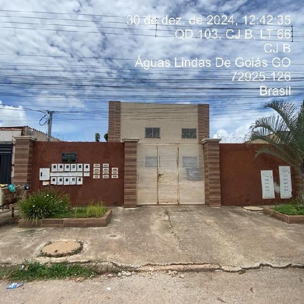 Apartamento em Águas Lindas de Goiás, Parque Da Barragem Setor 10, Quadra 108, N. Sn, Apto 104, Lt 57 Cj A Rua 09, GO. Área: 58.29m2