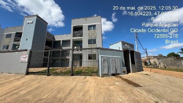 Apartamento em Cidade Ocidental, Parque Araguari, Quadra Quadra 33, N. Sn, Apto 202, A Pav 02 Lt 01 R Curitiba, GO. Área: 42.48m2