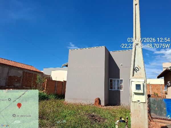 Casa em Itapuí, Jardim Maria Luiza, Rua Idalino Erico Boton, N. 101, Qd 05 Lt 23, SP. Área: 48.05m2