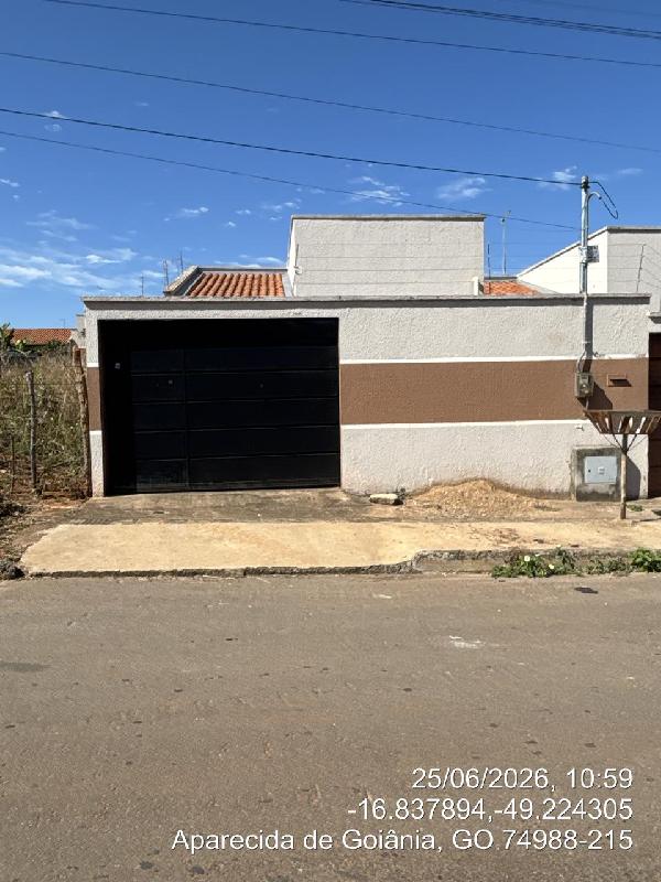 Casa em Aparecida de Goiânia, Nova Olinda, Rua Severina Moreira, N. 01, Lt 07 Qd 60 2 Cmp, GO. Área: 73.53m2