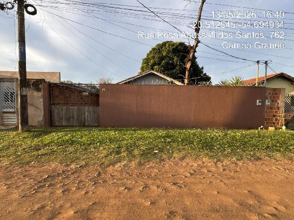Casa em Campo Grande, Portal Caioba Ii, Rua Rosa Abussafi Dos Santos, N. 752, Lt 14 Qd 22, MS. Área: 31.56m2