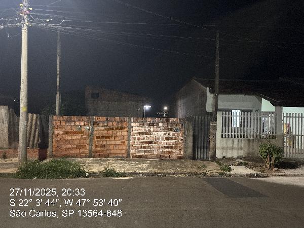 Casa em São Carlos, Cidade Aracy, Rua Maristela Tagliatella Custodio, N. 268, Lt 133 Qd 03, SP. Área: 48.36m2