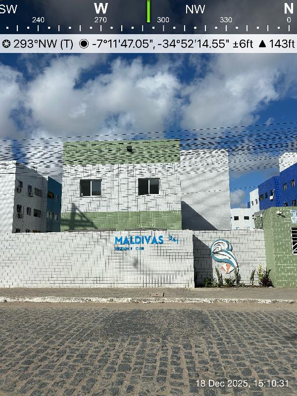 Apartamento em João Pessoa, Gramame, Rua Manoel Felisberto Da Silva, N. 341, Apto 401, Bl E, PB. Área: 48.09m2