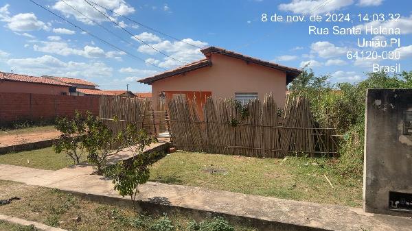 Casa em União, Centro, Rua Santa Helena, N. 01, Lt 01, Cs 01, PI. Área: 60m2