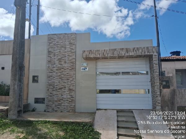 Casa em Nossa Senhora do Socorro, Santa Ines, Rua Das Margaridas, N. 352, Lt 15/17-C Qd 10, SE. Área: 69.35m2