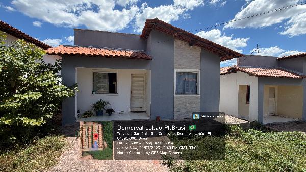 Casa em Demerval Lobão, Bairro Cidade Nova, Travessa Azaleia, N. 72, Lt 08, PI. Área: 62m2