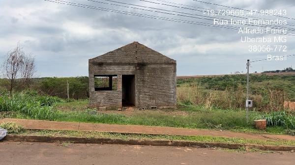 Casa em Uberaba, Alfredo Freire Iv, Rua Ione Fernandes, N. Sn, Qd Y Lt 34, MG. Área: 45m2