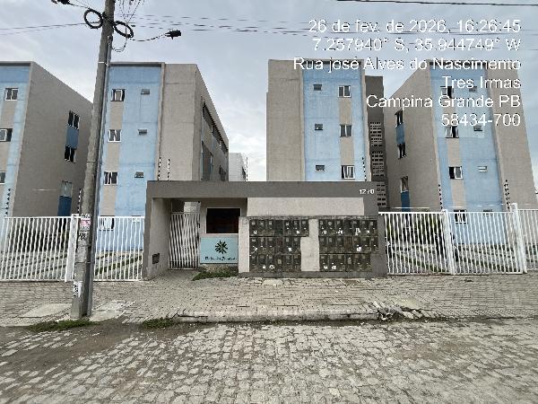 Apartamento em Campina Grande, Tres Irmas, Rua Jose Alves Do Nascimento, N. 1270, Apto 103b, Unidade 103b, PB. Área: 42.09m2