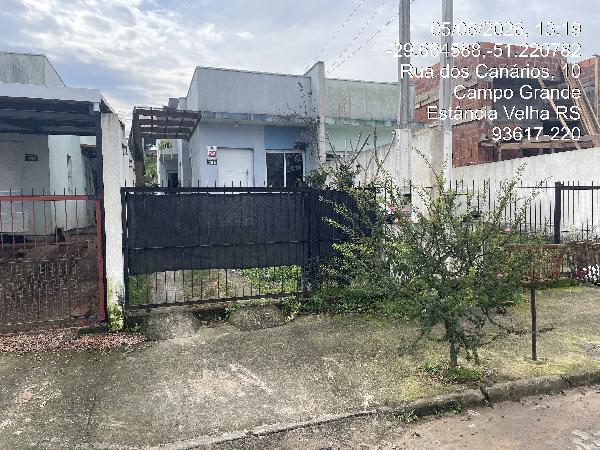 Casa em Estância Velha, Campo Grande, Rua Dos Canarios, N. 785, Unidade 01, RS. Área: 50.81m2