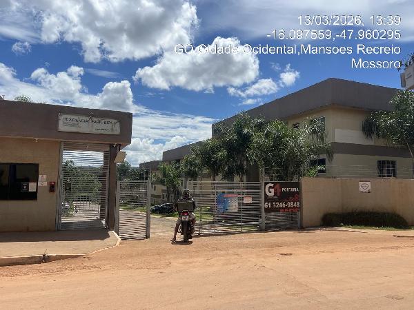 Apartamento em Cidade Ocidental, Mansoes Recreio Mossoro, Rua Duque De Caxias, N. Sn, Apto 1010, Bl 10 Lt 15 Qd 05, GO. Área: 53.86m2
