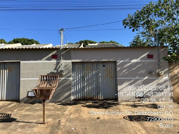 Casa em Santo Antônio do Descoberto, Jardim Ana Beatriz Ii, Quadra 56, N. Sn, Lt 31a Rua 21, GO. Área: 69.95m2