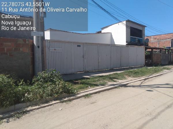 Casa em Nova Iguaçu, Cabucu, Rua Tegipio, N. 177, Qd 70 Lt 18 Cs 06, RJ. Área: 38.17m2