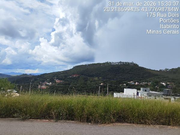 Terreno em Itabirito, Portoes, Rua 02, N. Sn, Qd 02 Lt 14, MG. Área: 300m2