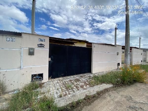 Casa em Ceará-Mirim, Massaranduba, Rua Dominguinhos, N. 870, Cs 3 Lt 1462/1464 Qd 43 Lot Rota Norte, RN. Área: 58.41m2