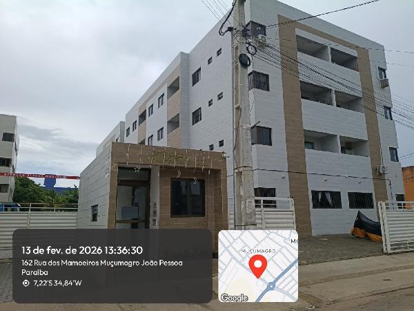 Apartamento em João Pessoa, Mucumagro, Rua Dos Mamoeiros, N. 227, Apto 106, TÉRreo, Bl C, PB. Área: 48m2