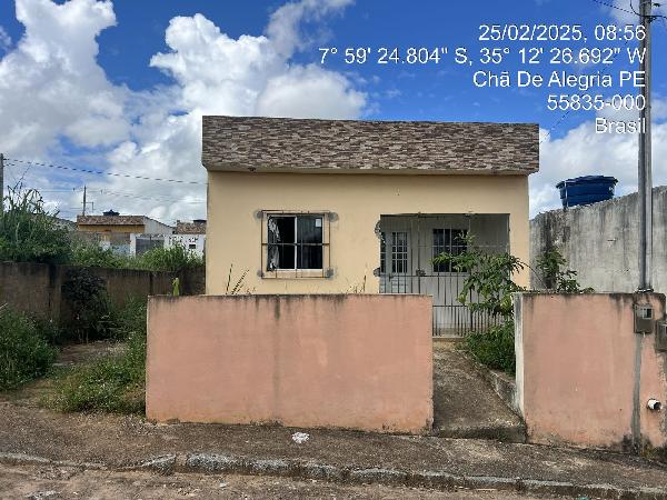 Casa em Chã de Alegria, Centro, Rua Projetada R13, N. 09, Lt 09, Qd U, PE. Área: 57.81m2