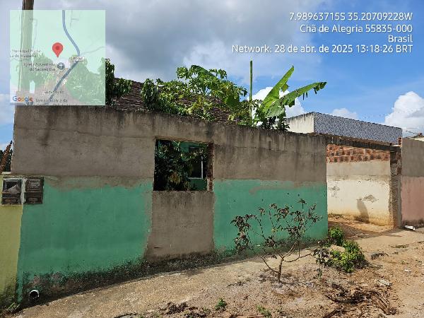 Casa em Chã de Alegria, Lot N Cha Alegria 3, Rua Projetada R13, N. Sn, Lt 04, Qd V, PE. Área: 57.81m2